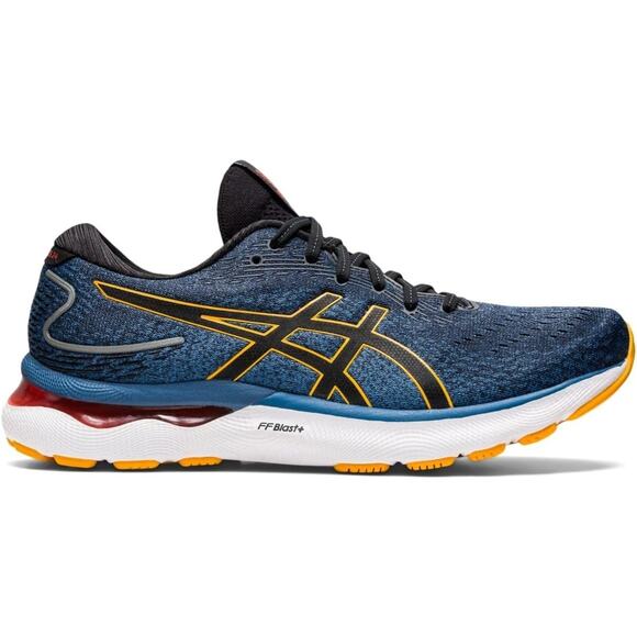 Asics Mens Blue Colorblock W 4.5 FF Blast+ Gel Nimbus 24 Running Shoes 10.5 - Picture 1 of 12